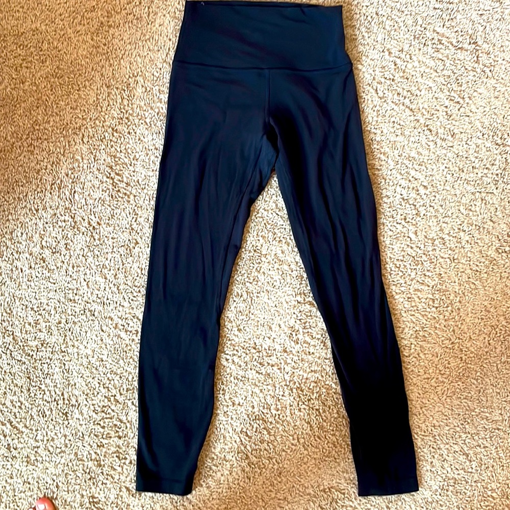 Lemon black align leggings size 4